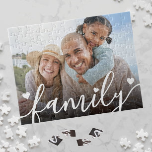 Create Your Own Elegant Family Photo Jigsaw Puzzle