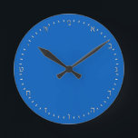Create Your Own elegant Hebrew Clock, Personalized Round Clock<br><div class="desc">Wall Clock (HEBREW Numerals): Create Your Own - personalized professional branded item with custom logo / photo and easy further adjustments by adding text,  background colours or more images. Simple way to personalize your business,  create cool gifts for your family & friends for every occasion.</div>