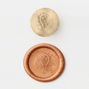 Create Your Own Elegant Leo Zodiac Wax Seal Stamp