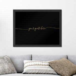 Create Your Own Elegant Minimalist Custom Quote Poster