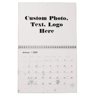 Create Your Own Elegant Modern Custom Personalized Calendar
