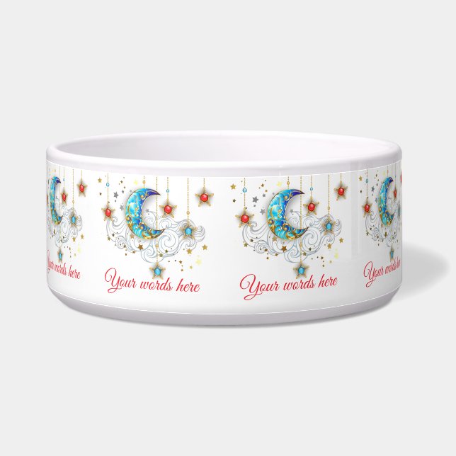 Create Your Own Elegant Moon and Stars Bowl (Right)