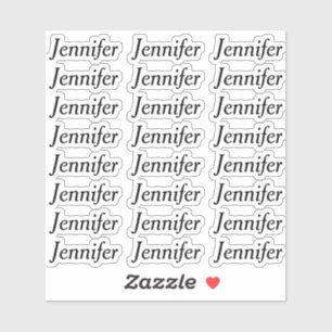 Create Your Own Elegant Personalized Name Sticker