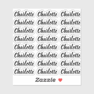 Create Your Own Elegant Personalized Script Name Sticker