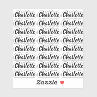 Create Your Own Elegant Personalized Script Name Sticker