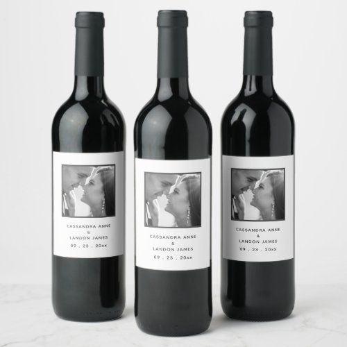 Create Your Own Elegant Photo Wine Label