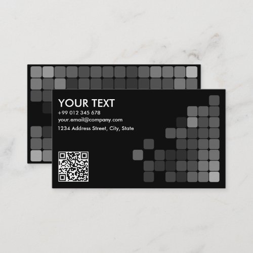 Create Your Own Elegant Professional QR Code Busin Business Card