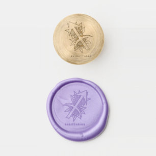 Create Your Own Elegant Sagittarius Zodiac Wax Seal Stamp