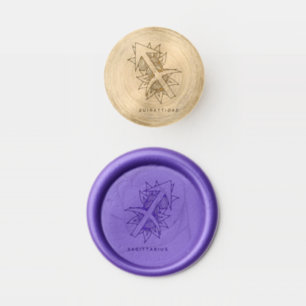Create Your Own Elegant Sagittarius Zodiac Wax Seal Stamp