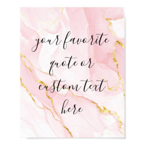 Create Your Own Elegant Script Custom Quote Poster