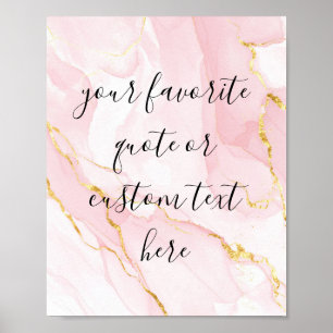 Create Your Own Elegant Script Custom Quote Poster