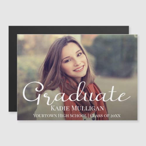 Create your Own Elegant Script Graduation Photo