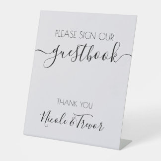 Create Your Own Elegant Sign Our Guestbook Wedding