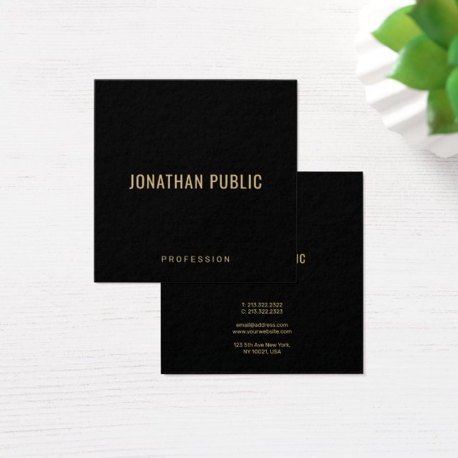 Create Your Own Elegant Template Black Gold (Desk)