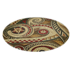 Create Your Own Elegant Tribal Festive Holiday Cutting Board