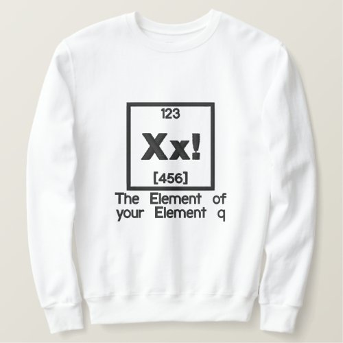 Create Your Own Element of Embroidery Embroidered Sweatshirt