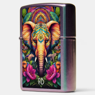 Create Your Own Elephant Matriarch Totem Animal Zippo Lighter