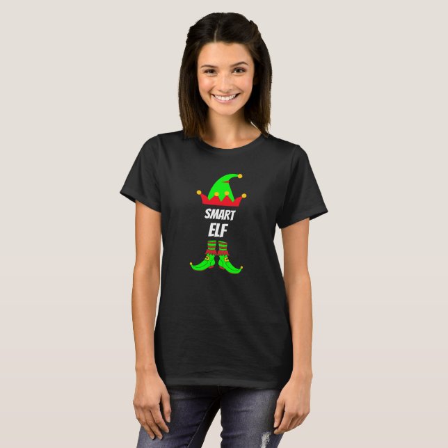 Create your Own  Elf  Funny Christmas T-Shirt (Front Full)