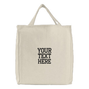 Create Your Own Embroidered Bag