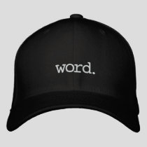 create your own. embroidered baseball hat
