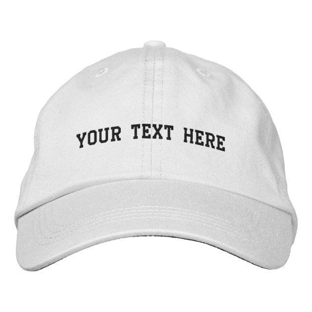 Create Your Own Embroidered Hat 