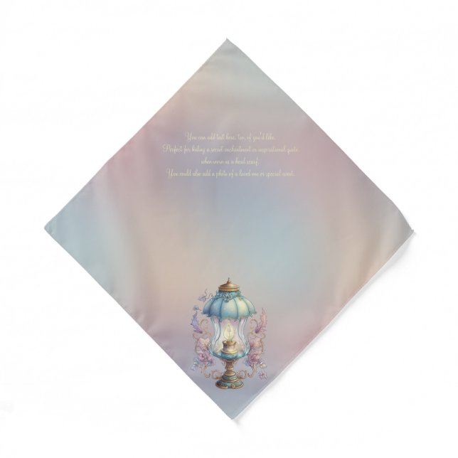Create Your Own Enchanting Fairy Lamp Bandana (Front)