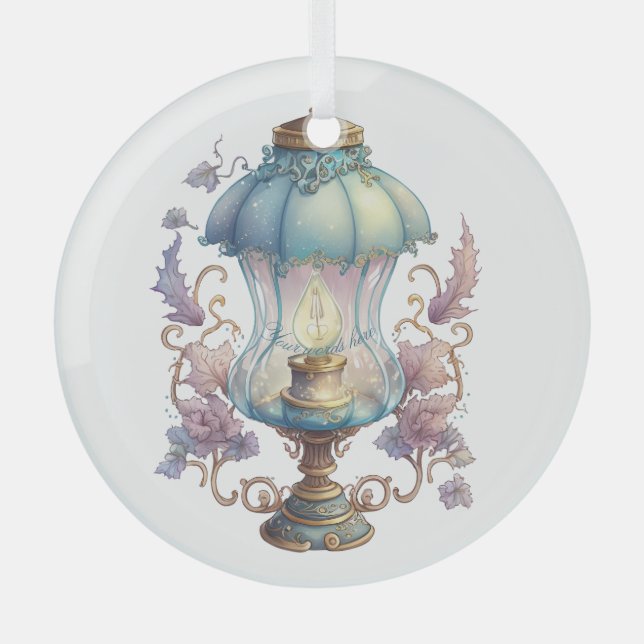 Create Your Own Enchanting Fairy Lamp Glass Ornament (Front)