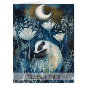 Create Your Own Enchanting Winter Solstice Badger Cards