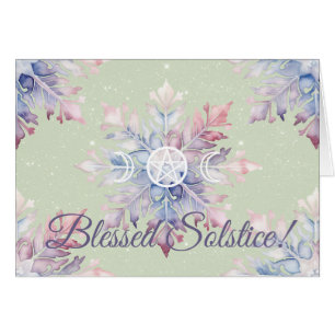 Create Your Own Enchanting Yule Mandala Snowflake Cards