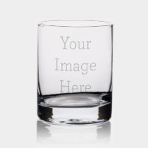 Create Your Own Etched Whiskey  Rocks Glass