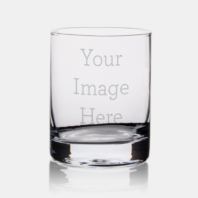 Custom Whiskey Rocks Glass 10oz, Set of 1 (Glassware)