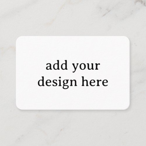 Create Your Own Euro Rounded 3.346" x 2.165" Discount Card