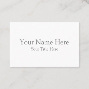 Create Your Own European Sized Business Cards