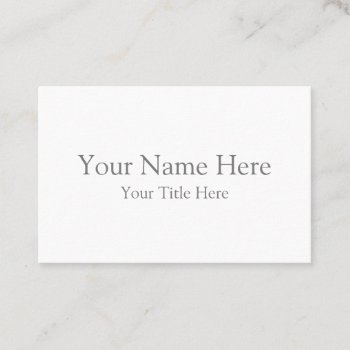 Create Your Own European Sized Business Cards by zazzle_templates at Zazzle