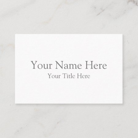 Create Your Own European Sized Business Cards