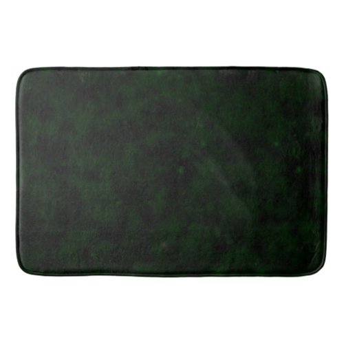 Create Your Own _ Extra Dark Grunge Texture Green Bath Mat