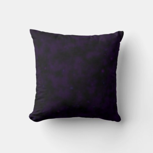 Create Your Own _ Extra Dark Grunge Texture Purple Throw Pillow