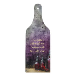 Create Your Own Extract Bottles Apothecary Cutting Board