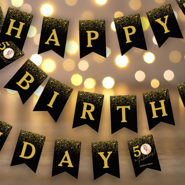 Create Your Own Fabulous Birthday Photo Bunting Flags (Creator Uploaded)