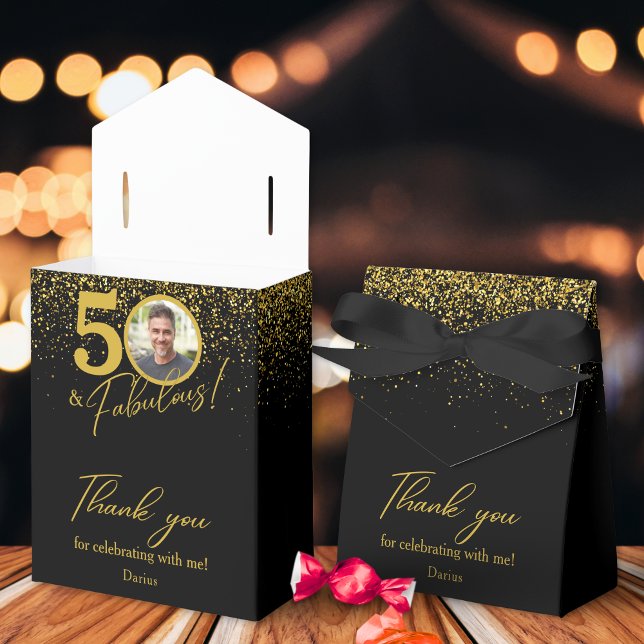 Create Your Own Fabulous Birthday Photo  Favor Boxes (Creator Uploaded)