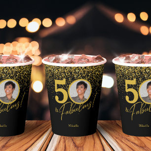 Create Your Own Fabulous Birthday Photo Paper Cups