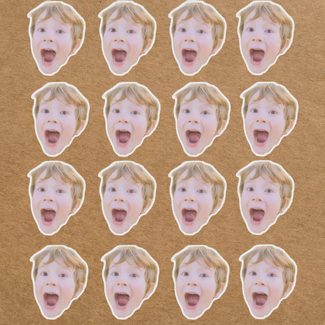 Create Your Own Face Sticker | Zazzle