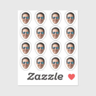 Create Your Own Face Stickers, Personalized Photo  Sticker
