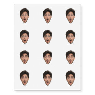 Create Your Own Face Tattoos, Personalized Photo  Temporary Tattoos