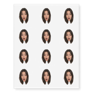 Create Your Own Face Tattoos, Personalized Photo  Temporary Tattoos