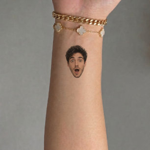 Create Your Own Face Tattoos, Personalized Photo Temporary Tattoos