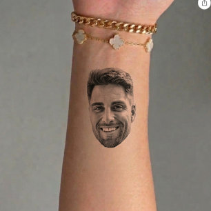 Create Your Own Face Tattoos, Personalized Photo  Temporary Tattoos