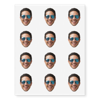 Create Your Own Face Tattoos, Personalized Photo  Temporary Tattoos