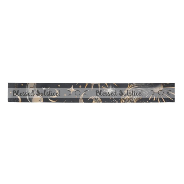 Create Your Own Faces in the Sky Celestial Satin Ribbon