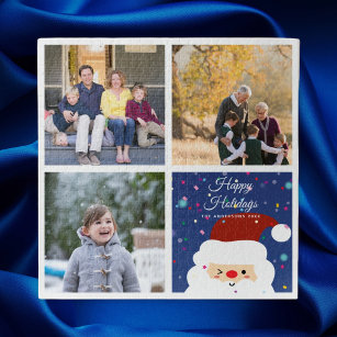 Create Your Own Family Christmas Photo Collage Jigsaw Puzzle